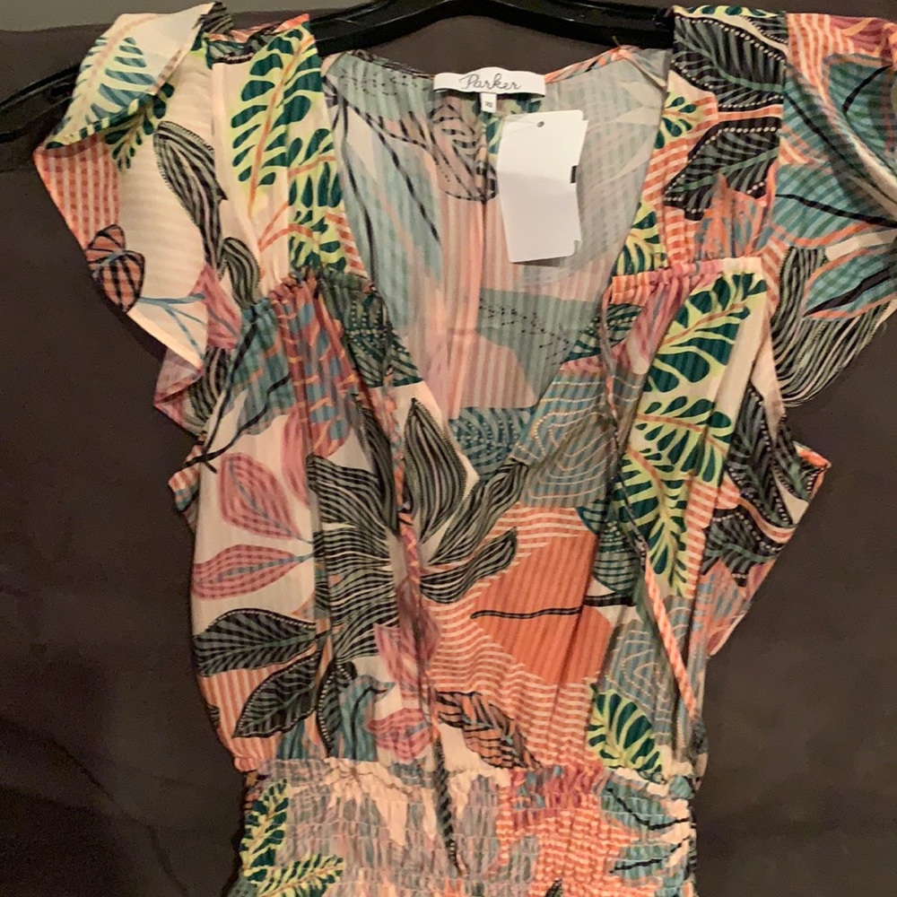 Parker floral print dress